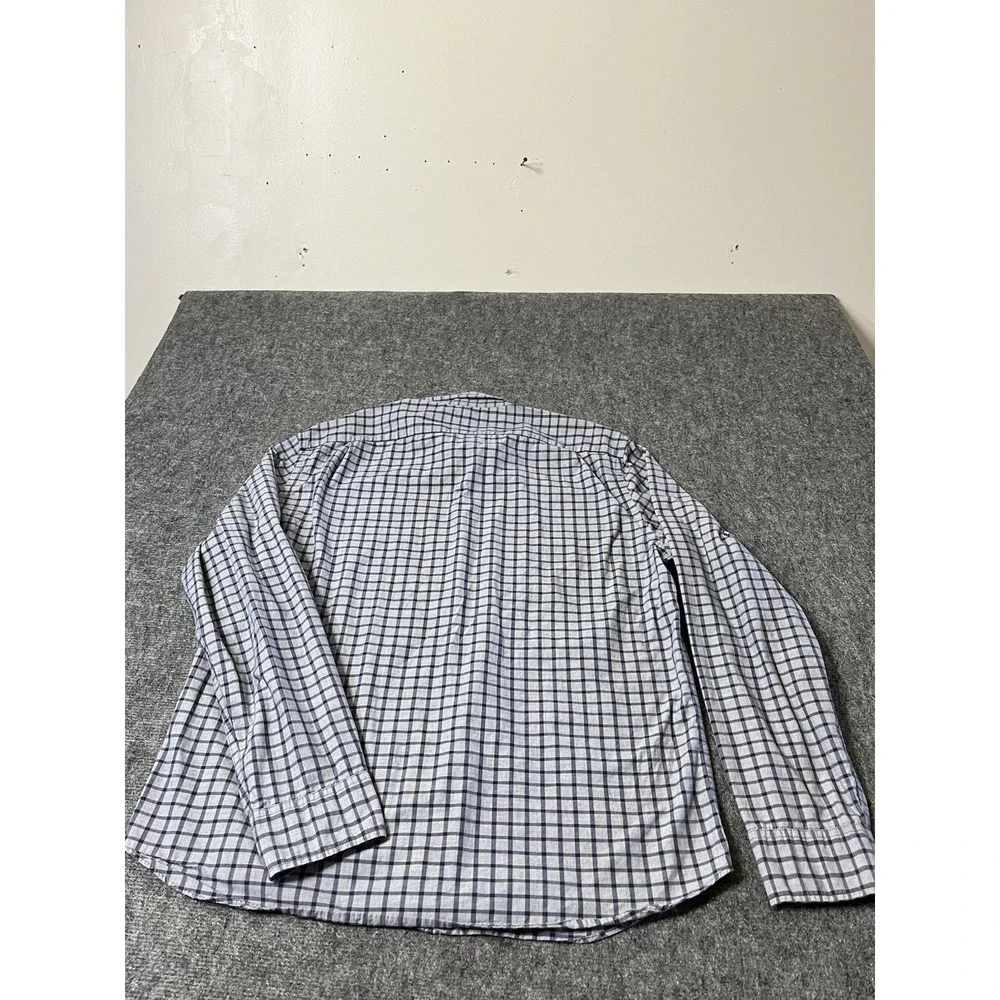 J.Crew Factory - Mens XL Slim Fit - Chambray Windowpane Tattersall‎ Button Down